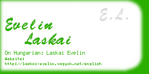 evelin laskai business card